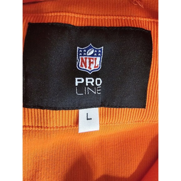 NFL Pro Line WOMEN'S L Orange Denver Broncos Tracksuit Zippered Jacket - Picture 7 of 7